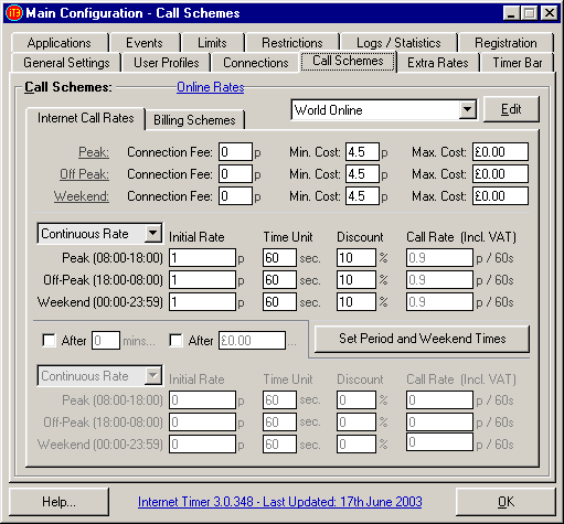 Internet Timer 3 Screenshot